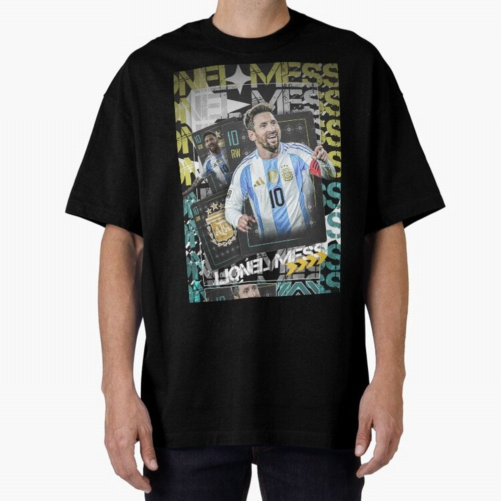 Lionel Messi Argentina Maestro Trading Card Cinematic Poster Classic T-Shirt Upgrade Global Football Passion for FIFA World Cup 2026, Made for Haaland, Spain, Classic Soccer Heritage, Championship Pressure, Fan Loyalty and International Pride; Made