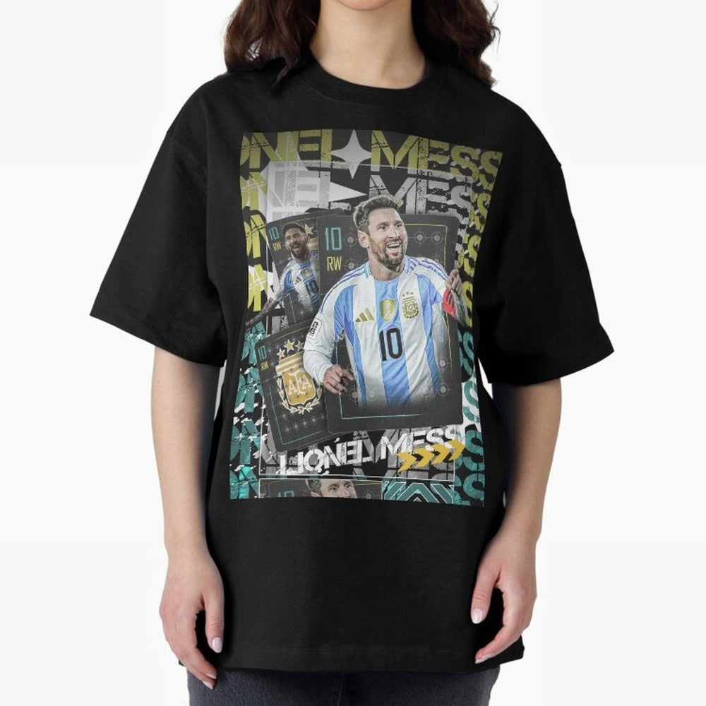 Lionel Messi Argentina Maestro Trading Card Cinematic Poster Classic T-Shirt Upgrade Global Football Passion for FIFA World Cup 2026, Made for Haaland, Spain, Classic Soccer Heritage, Championship Pressure, Fan Loyalty and International Pride; Made