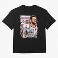 Lionel Messi Inter Miami Retro Vintage bootleg rap tee Classic T-Shirt Live for the Drama of FIFA World Cup 2026 Centered on Haaland, Brazil, Portugal and Argentina Energy, Vintage Soccer Flavor, Modern Football Stars, National Flags and Final