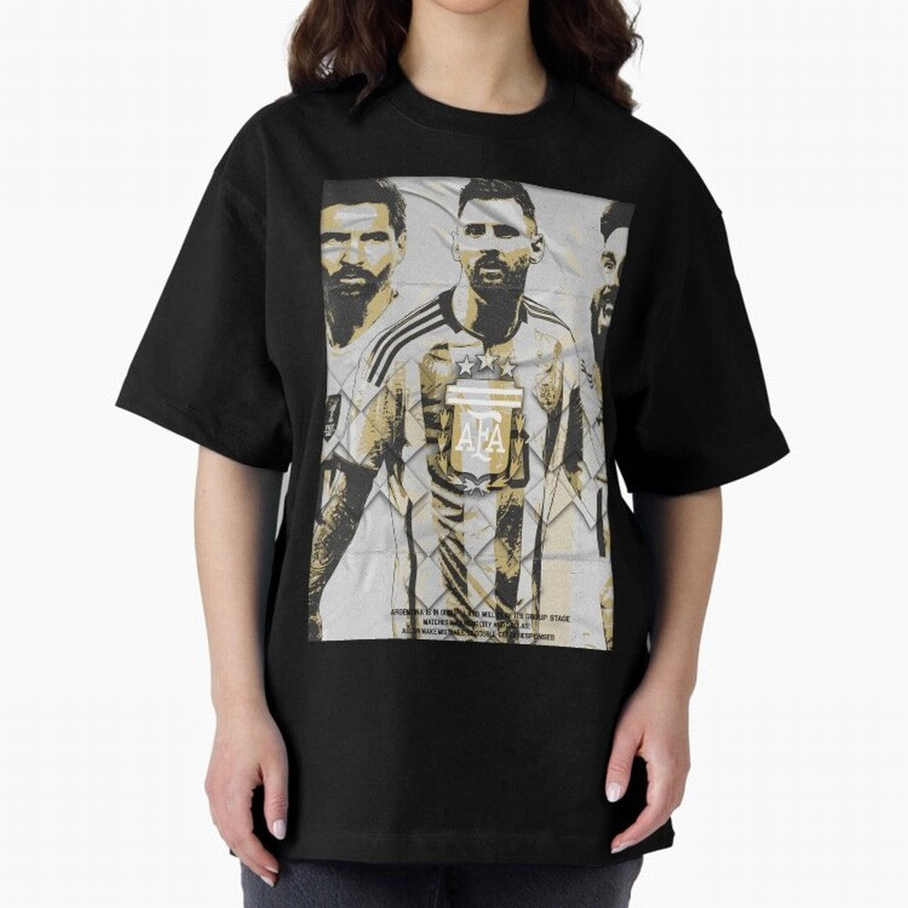 Messi AFA World Cup Champion Art Classic T-Shirt Experience FIFA World Cup 2026 Group Stage Spirit, Made for Argentina and Brazil, Cristiano Ronaldo, Haaland and CR7, Football History, Final Match Energy, Crowd Noise and Once in a Lifetime Moments;