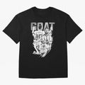 BLACK WHITE GOAT Lionel Messi watercolor illustration Classic T-Shirt Fuel Your Fan Pride for FIFA World Cup 2026 Group Stage Connected to Cristiano Ronaldo, Haaland and CR7, England Energy, Goal Celebration Energy, Supporter Heritage, Football