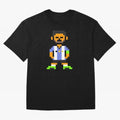 Pixel Pose Messi Oversized T-Shirt Celebrate the Stars of Global Football Passion for FIFA World Cup 2026 USA Canada Mexico, with Neymar, Argentina, Goal Celebration Energy, Supporter Heritage, Football Icons and Worldwide Tournament Joy; Made for