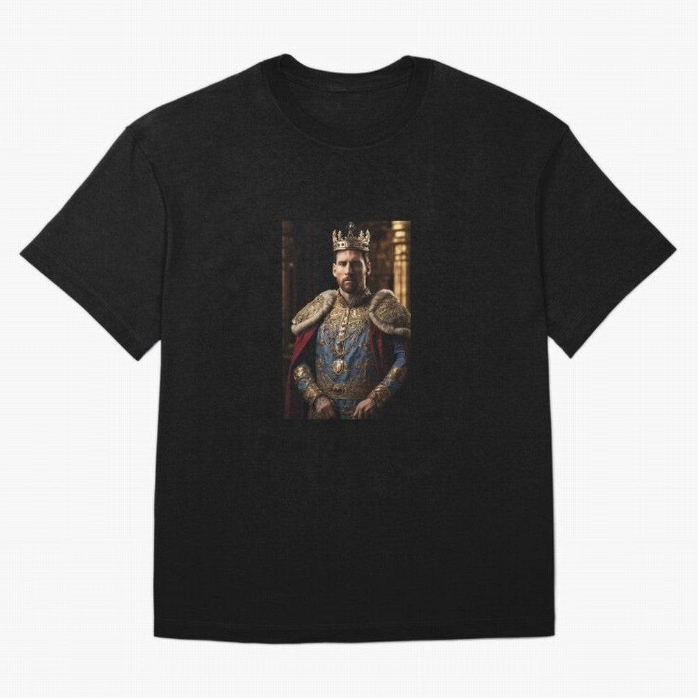 Lionel Messi, the king Oversized T-Shirt Feel International Energy from FIFA World Cup 2026 Spirit, Connected to France and Portugal, Messi, Neymar and Mbappe, Soccer Culture, Superstar Moments, National Team Dreams and Competitive Fire; Perfect
