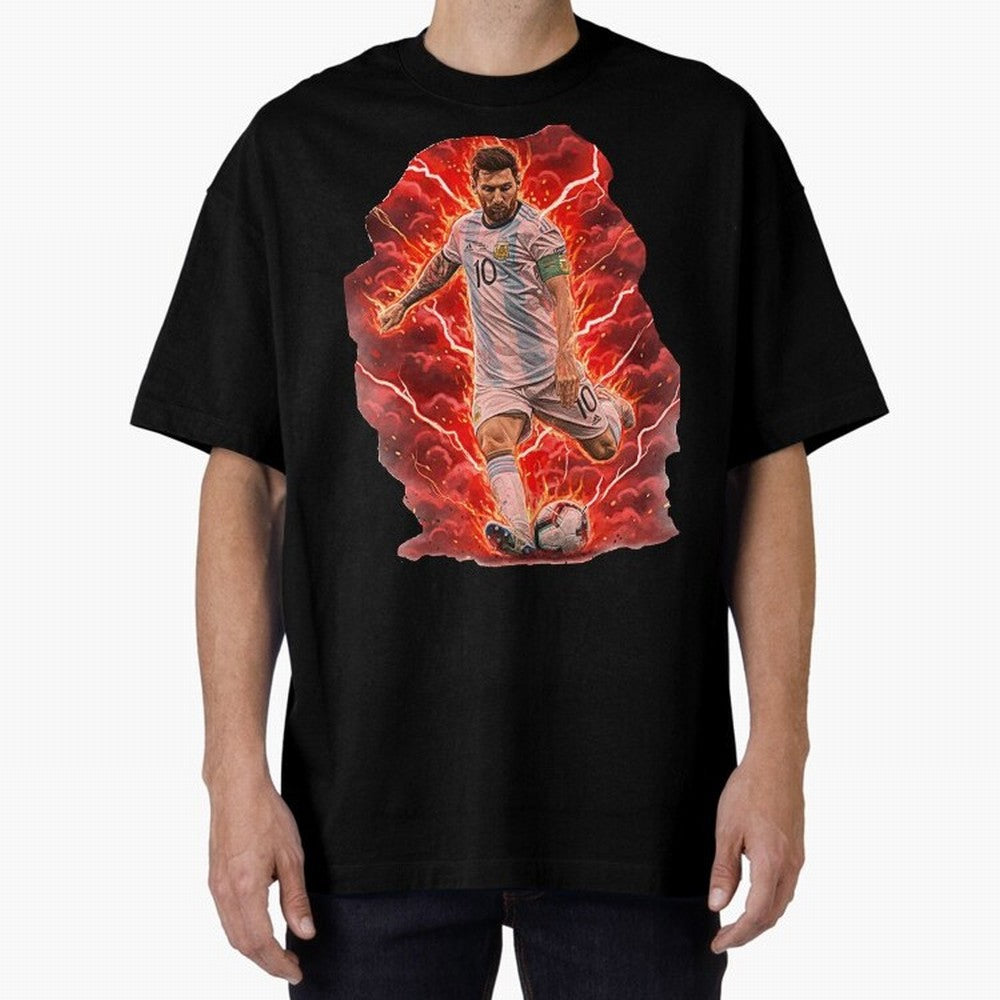 Messi Illustrated Style (HD) ¨C High Definition Design The Goat Unique Classic T-Shirt Honor Champions and Dreams in FIFA World Cup 2026 USA Canada Mexico Spirit, Filled with England and Germany, Haaland and Mbappe, Soccer Culture, Superstar