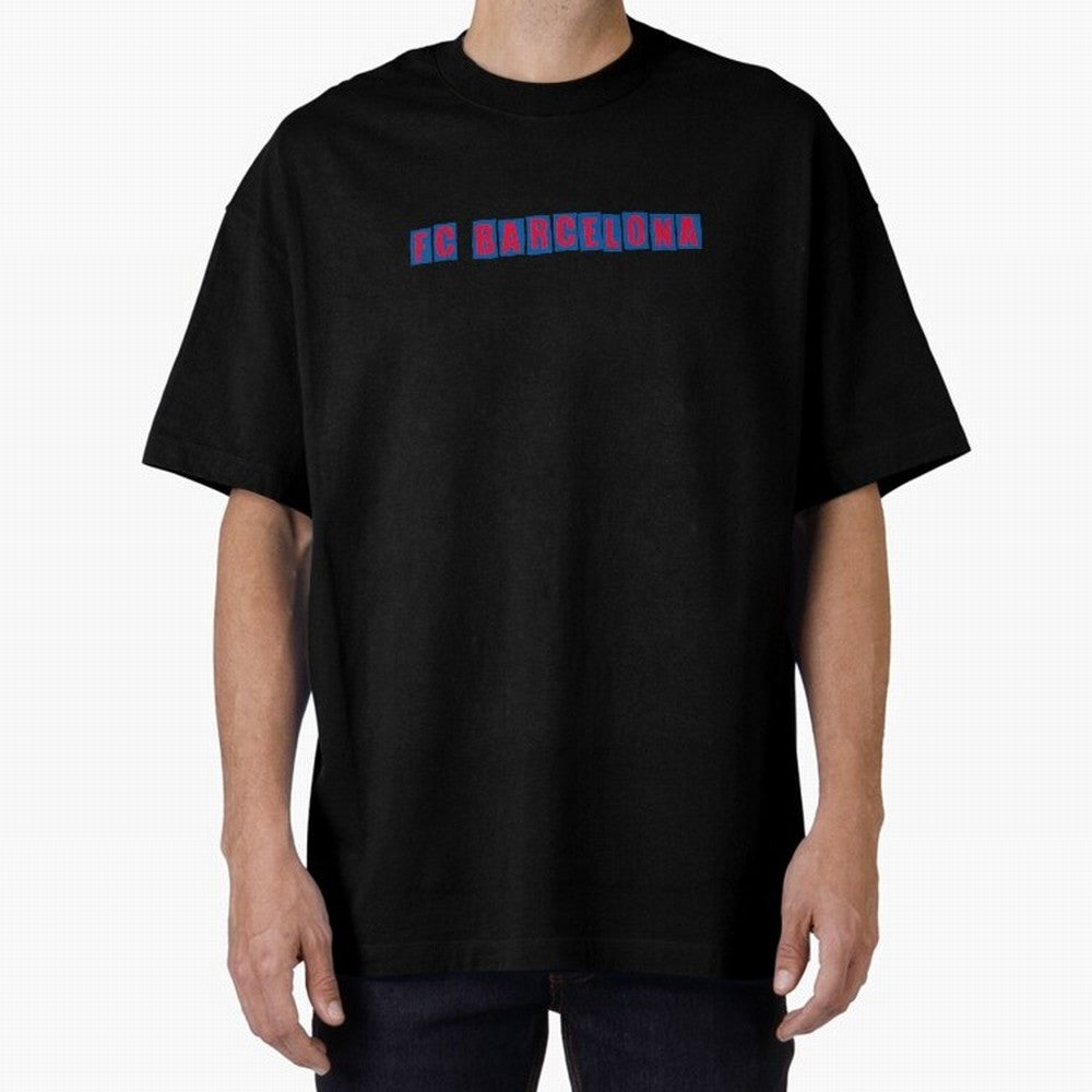 fc barcelona Oversized T-Shirt Bring World Football Passion into FIFA World Cup 2026 Group Stage Connected to Messi, CR7 and Mbappe, England Energy, Football Festival Excitement, Trophy Ambitions, Country Rivalries and Star Player Buzz; Great for