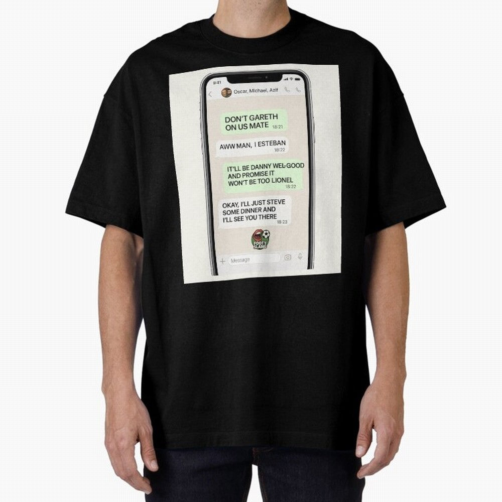 Football Slang WhatsApp Banter ¨C Classic Footy Chat Art Classic T-Shirt Carry FIFA World Cup 2026 for Fans of Messi, CR7 and Mbappe and Germany, Bringing Sports Nostalgia, International Competition, Famous Players and Unforgettable Victories;