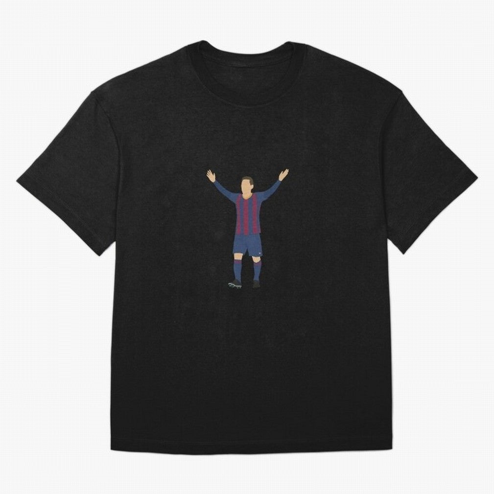 Leo Messi Celebration Sticker Classic T-Shirt Stand Out with Spirit from FIFA World Cup 2026 Group Stage Highlighting Messi and Cristiano Ronaldo, Portugal Energy, Supporter Pride, Iconic Celebrations, Legendary Names and Global Match Day Energy;