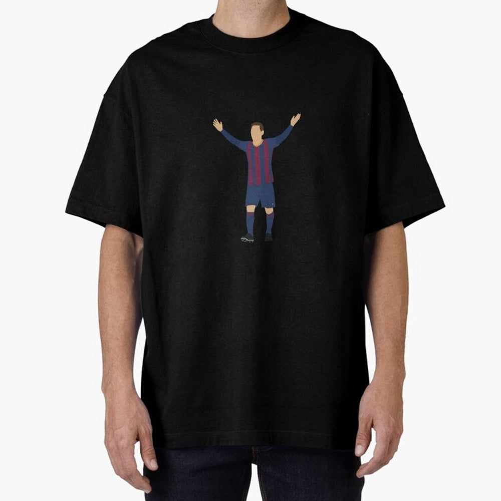 Leo Messi Celebration Sticker Classic T-Shirt Stand Out with Spirit from FIFA World Cup 2026 Group Stage Highlighting Messi and Cristiano Ronaldo, Portugal Energy, Supporter Pride, Iconic Celebrations, Legendary Names and Global Match Day Energy;