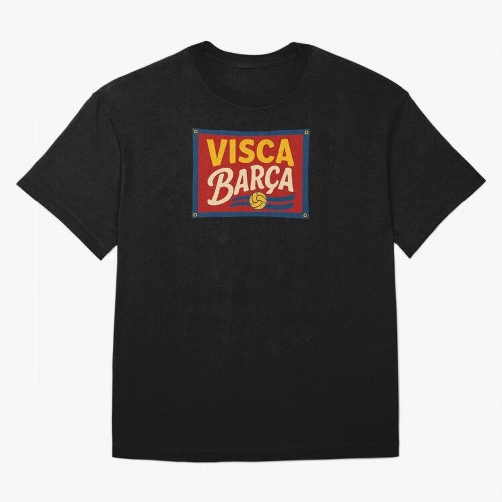 FC Barcelona Visca Barca Oversized T-Shirt Capture FIFA World Cup 2026 Filled with Mbappe, Argentina Energy, Tournament Hype, Historic Matchups, Family Viewing Parties and Global Sports Pride; Perfect for People Who Love Argentina, Brazil, France,