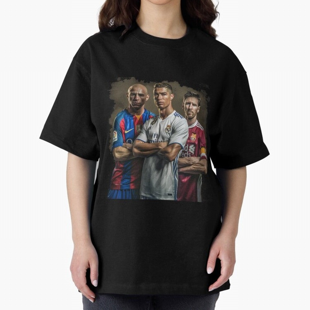 Footballs Greatest Top 3 Classic T-Shirt Embrace Global Football Passion for FIFA World Cup 2026 Group Stage, Made for Haaland and Mbappe, Spain, Supporter Pride, Iconic Celebrations, Legendary Names and Global Match Day Energy; Ideal for Football