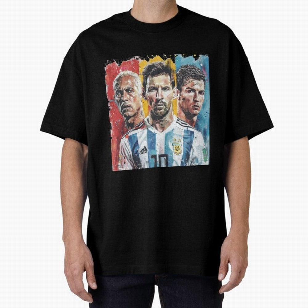 TOP 3 Soccer Players Classic T-Shirt Celebrate Golden Goal Energy in FIFA World Cup 2026 USA Canada Mexico for Fans of Neymar and Netherlands, Bringing Global Supporter Spirit, Legendary Goals, National Colors and Tournament Celebration; Created