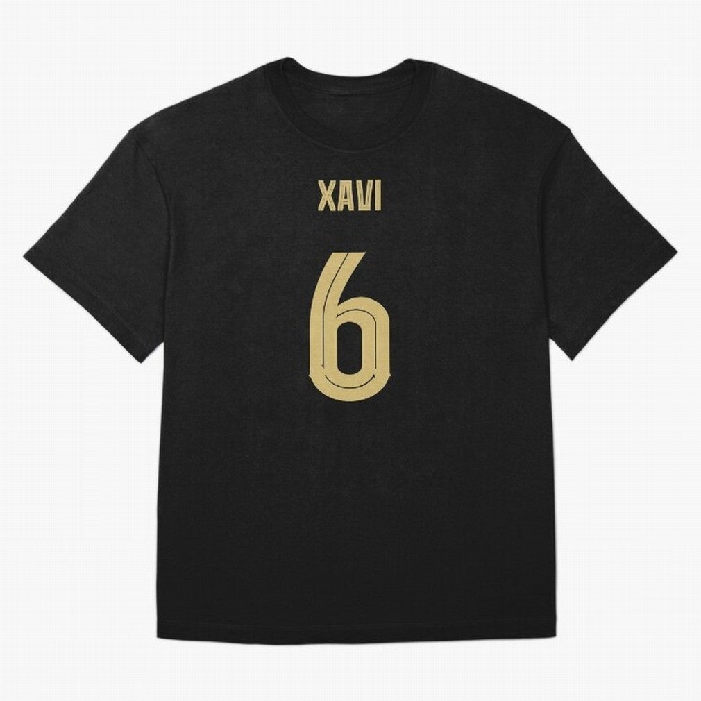 Xavi 6 Barcelona Oversized T-Shirt Show Your Stadium Side during Match Day Hype around FIFA World Cup 2026, Messi, CR7 and Mbappe, Argentina and Brazil, Goal Celebration Energy, Supporter Heritage, Football Icons and Worldwide Tournament Joy; Ideal