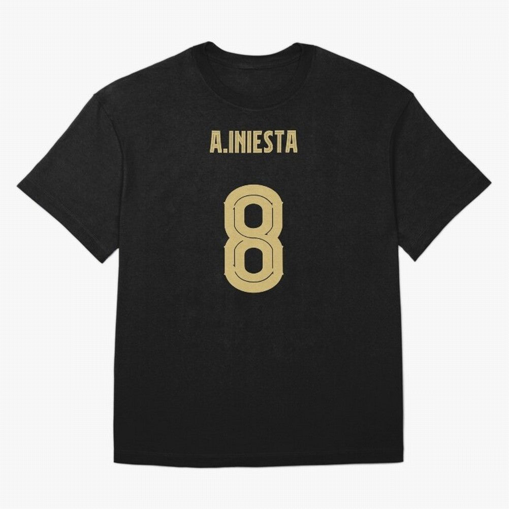 Iniesta Barcelona 8 Classic T-Shirt Carry the Colors and Pride of FIFA World Cup 2026 Group Stage for Fans of Mbappe and France, Bringing Match Day Excitement, Supporter Culture, Golden Goals and Global Football Passion; Perfect for Fans,