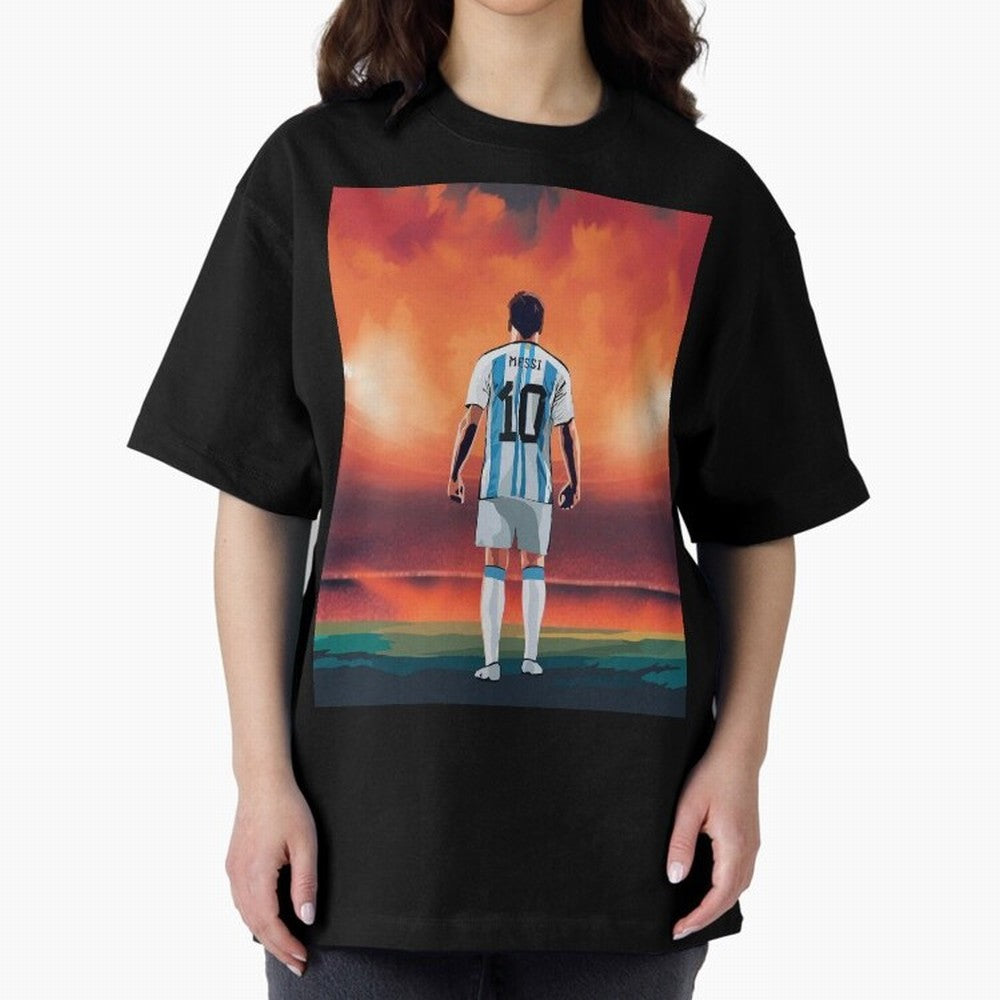 Lionel Leo Messi Graphic T-Shirt Experience Global Football Passion for FIFA World Cup 2026 Group Stage, Built around Haaland and Mbappe, Portugal, Championship Spirit, Famous Goals, Roaring Crowds and International Football Unity; Great for Watch