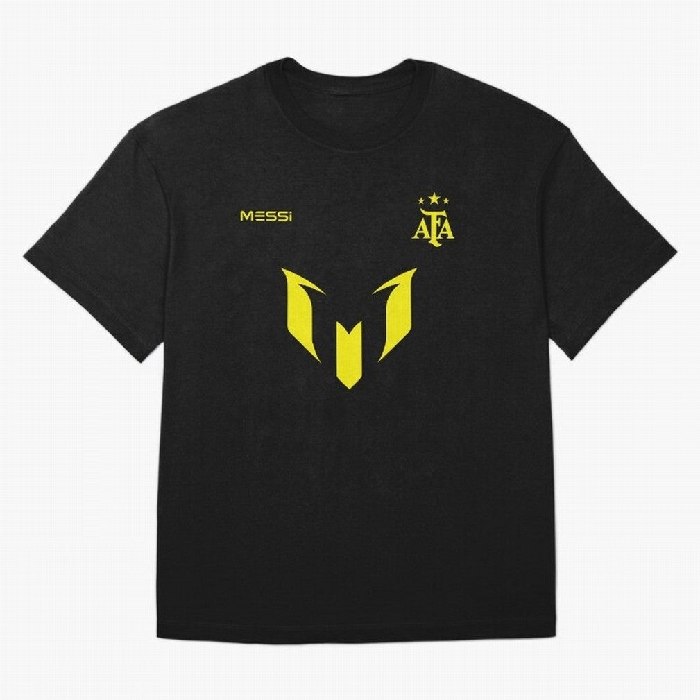 Lionel Messi logo - Argentina world champion Premium T-Shirt Celebrate Football Heritage in Global Football Passion for FIFA World Cup 2026 Group Stage, Inspired by Cristiano Ronaldo, Haaland and CR7, Argentina and Brazil, Tournament Hype, Historic