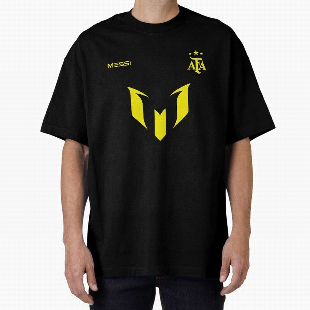 Lionel Messi logo - Argentina world champion Premium T-Shirt Celebrate Football Heritage in Global Football Passion for FIFA World Cup 2026 Group Stage, Inspired by Cristiano Ronaldo, Haaland and CR7, Argentina and Brazil, Tournament Hype, Historic