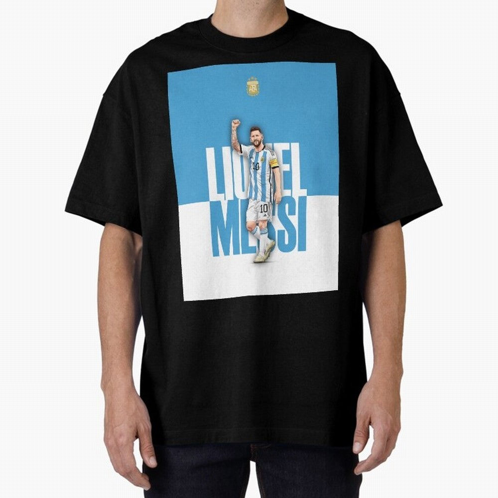 Lionel Messi - Iconic Soccer Legend Graphic T-Shirt Share Match Day Hype around FIFA World Cup 2026 USA Canada Mexico, Messi, Neymar and Mbappe, Argentina and Brazil, Sports Nostalgia, International Competition, Famous Players and Unforgettable