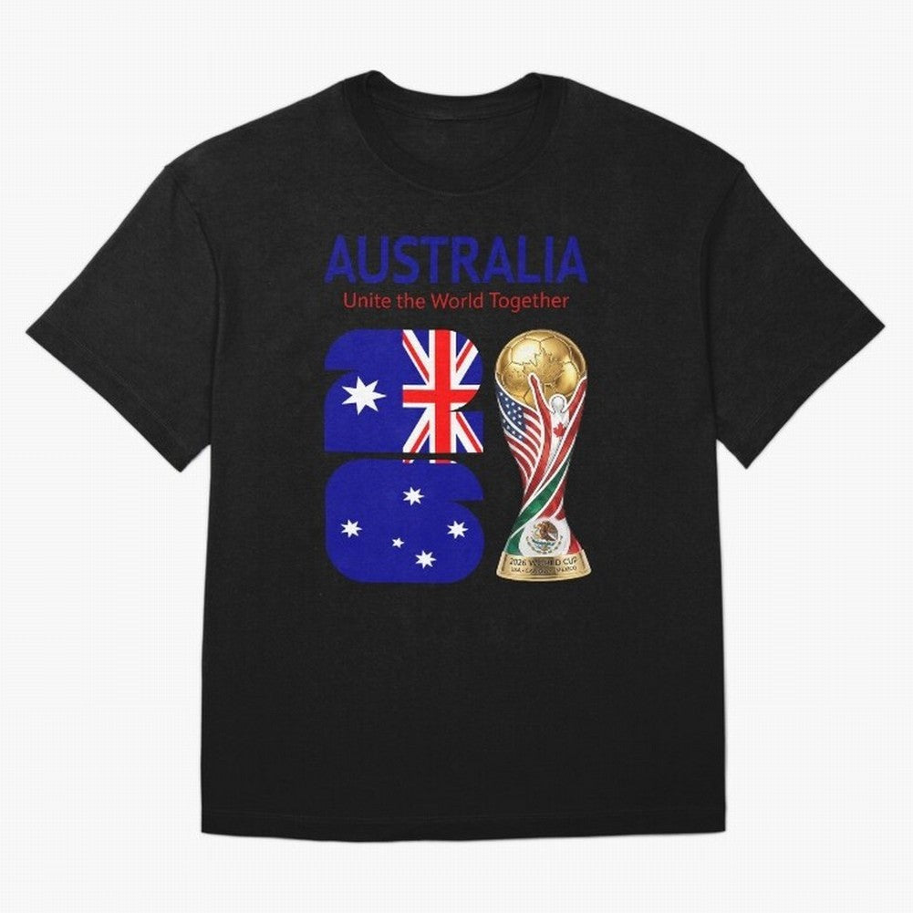 World Cup 2026, AUSTRALIA Classic T-Shirt Turn Every Weekend Toward FIFA World Cup 2026 for Fans of Haaland and Mbappe and Argentina, France and Brazil, Bringing Sports Nostalgia, International Competition, Famous Players and Unforgettable