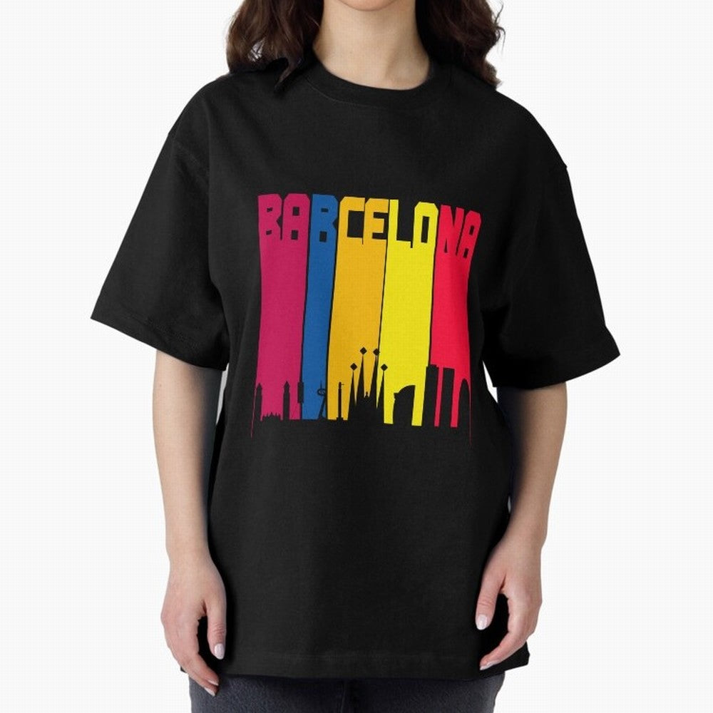 Barcelona Skyline BCN Catalunya Classic T-Shirt Join the Global Buzz around Global Football Passion for FIFA World Cup 2026 USA Canada Mexico, Centered on Cristiano Ronaldo, Haaland and CR7, England, Championship Spirit, Famous Goals, Roaring