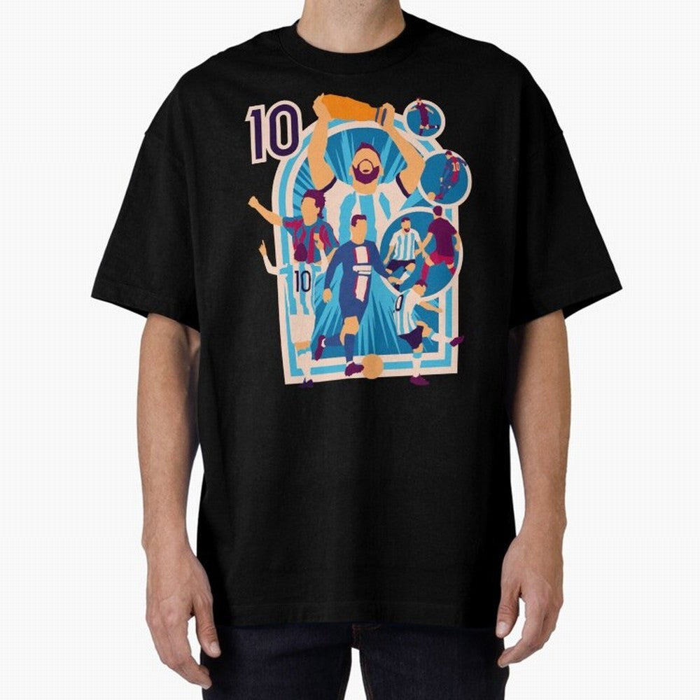 Messi - The Goat Classic T-Shirt Showcase FIFA World Cup 2026 Group Stage for Fans of Mbappe and Neymar and Brazil, Bringing Football History, Final Match Energy, Crowd Noise and Once in a Lifetime Moments; Made for Die Hard Supporters, Soccer