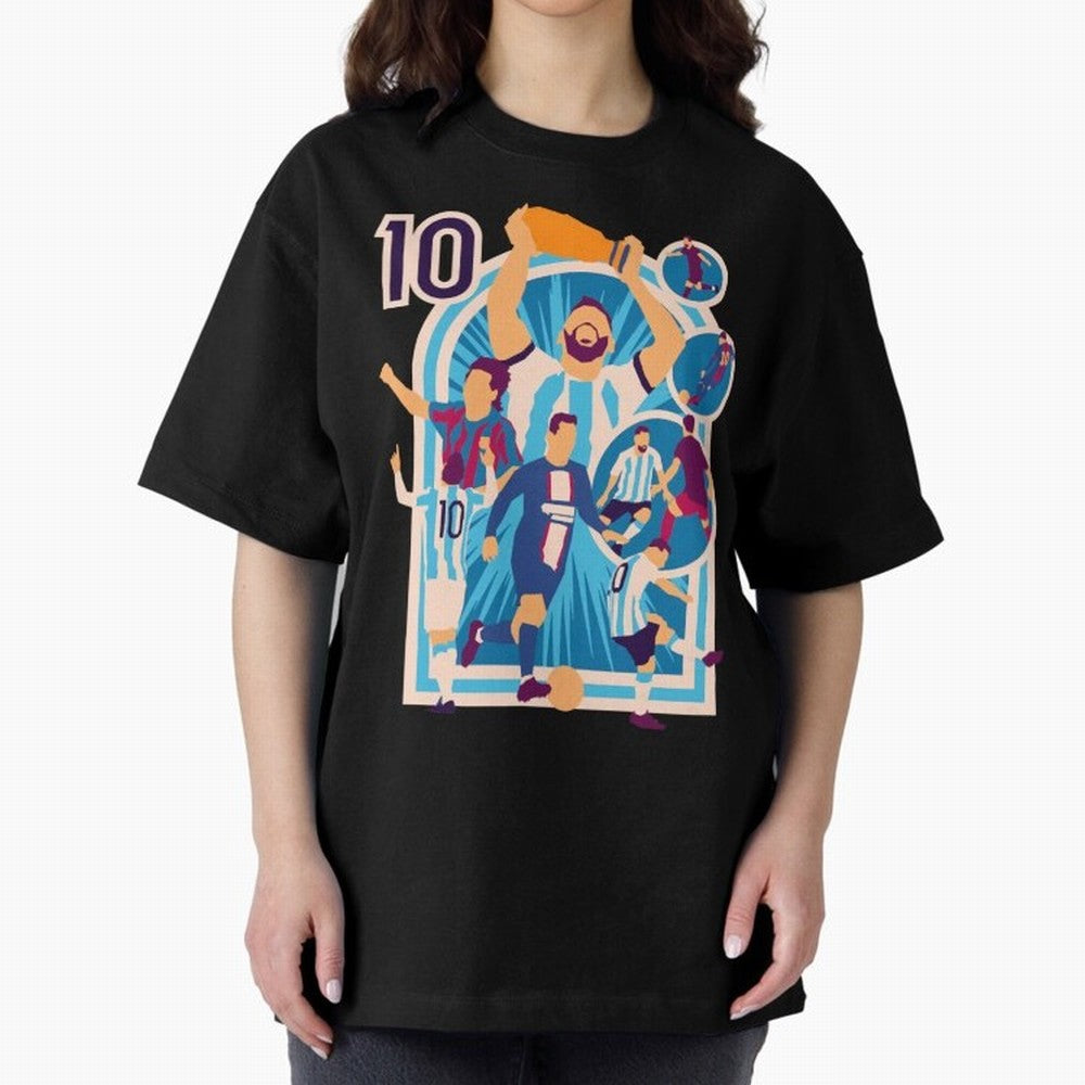Messi - The Goat Classic T-Shirt Showcase FIFA World Cup 2026 Group Stage for Fans of Mbappe and Neymar and Brazil, Bringing Football History, Final Match Energy, Crowd Noise and Once in a Lifetime Moments; Made for Die Hard Supporters, Soccer