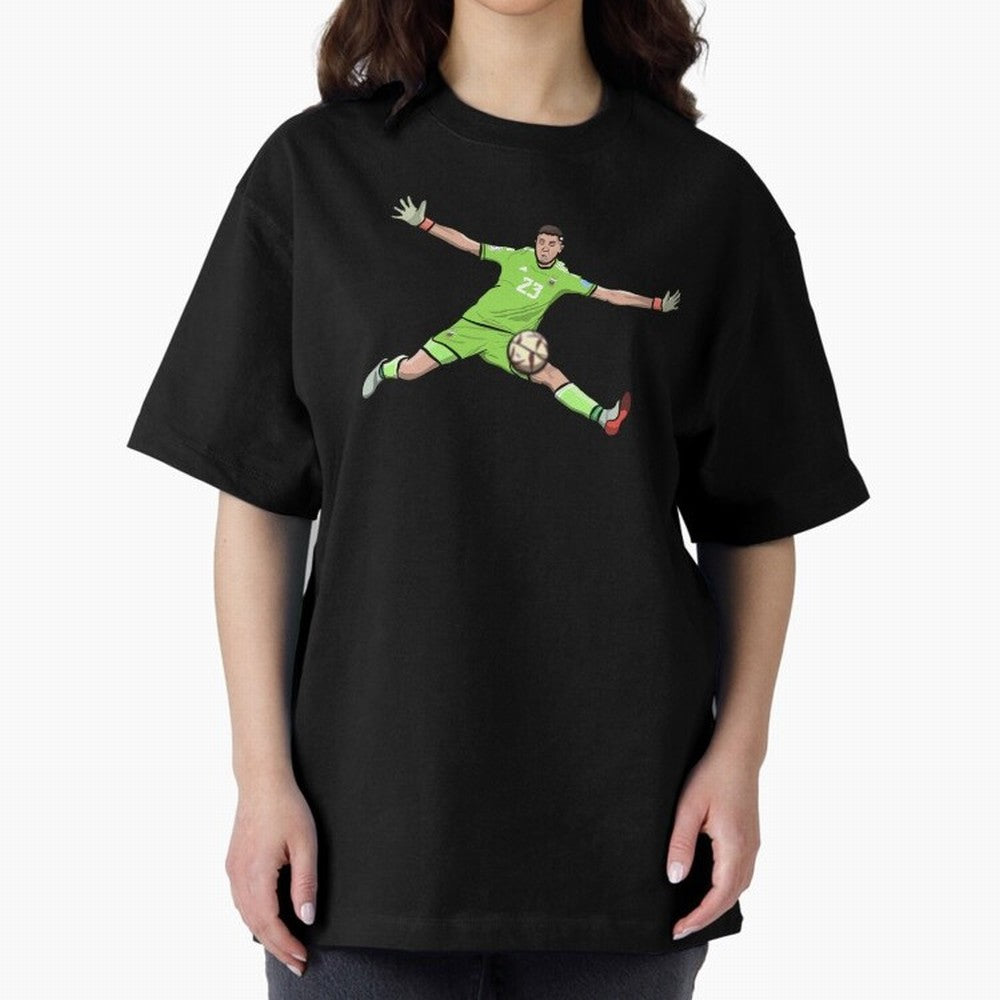 Emi 'Dibu' Martinez, the Heroic Save! Classic T-Shirt Feel the Roar of Match Day Hype around FIFA World Cup 2026 Group Stage, Neymar, France and Portugal, Global Supporter Spirit, Legendary Goals, National Colors and Tournament Celebration; Made