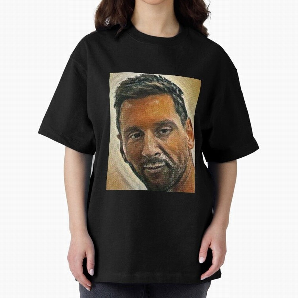 Messi Oversized T-Shirt Celebrate Classic Football Spirit in FIFA World Cup 2026 USA Canada Mexico for Fans of Haaland and Mbappe and England, Bringing Football Festival Excitement, Trophy Ambitions, Country Rivalries and Star Player Buzz; Made for