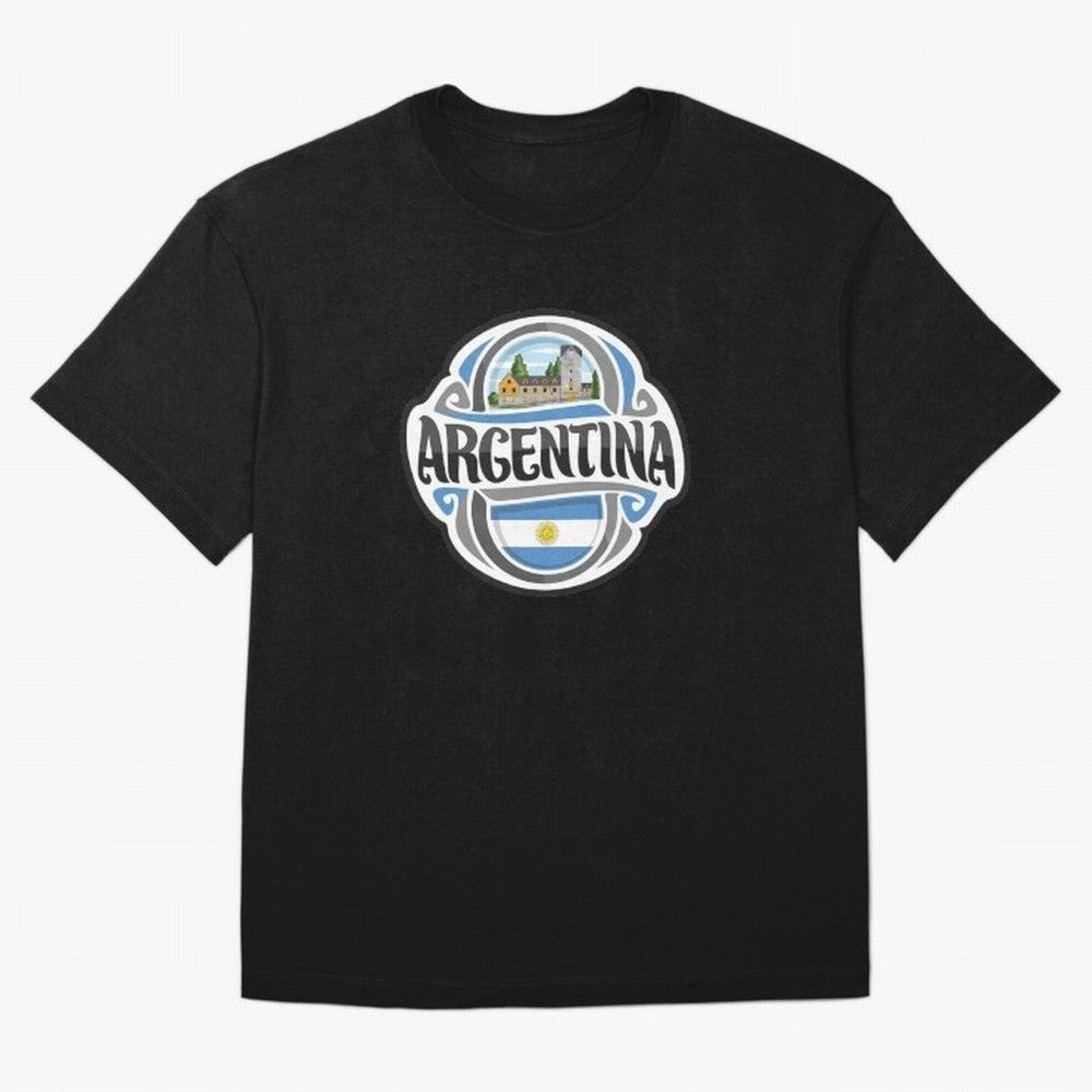 Decorative Argentina Logo Oversized T-Shirt Turn Every Weekend Toward Match Day Hype around FIFA World Cup 2026, CR7 and Messi, Spain, Supporter Pride, Iconic Celebrations, Legendary Names and Global Match Day Energy; Created for Match Day Parties,