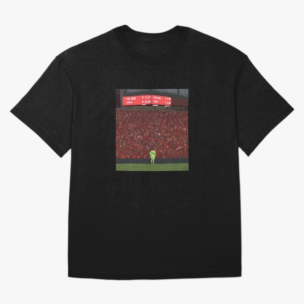 Liverpool 4-0 Barcelona painting Classic T-Shirt Celebrate the Stars of Global Football Passion for FIFA World Cup 2026, Made for Neymar, Haaland and Cristiano Ronaldo, France, Worldwide Fan Energy, Dramatic Goals, Stadium Lights and Championship