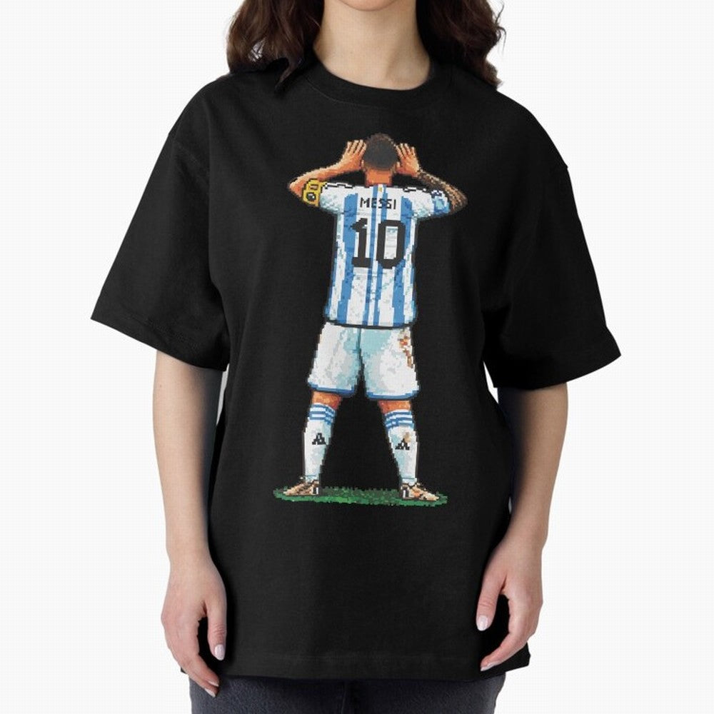 Pixelated Messi Topo Gigio Classic T-Shirt Support the Legends of FIFA World Cup 2026 Group Stage Spirit, Driven by Netherlands, CR7, Stadium Chants, National Pride, Trophy Dreams and Unforgettable Football Memories; Ideal for Football Dads,