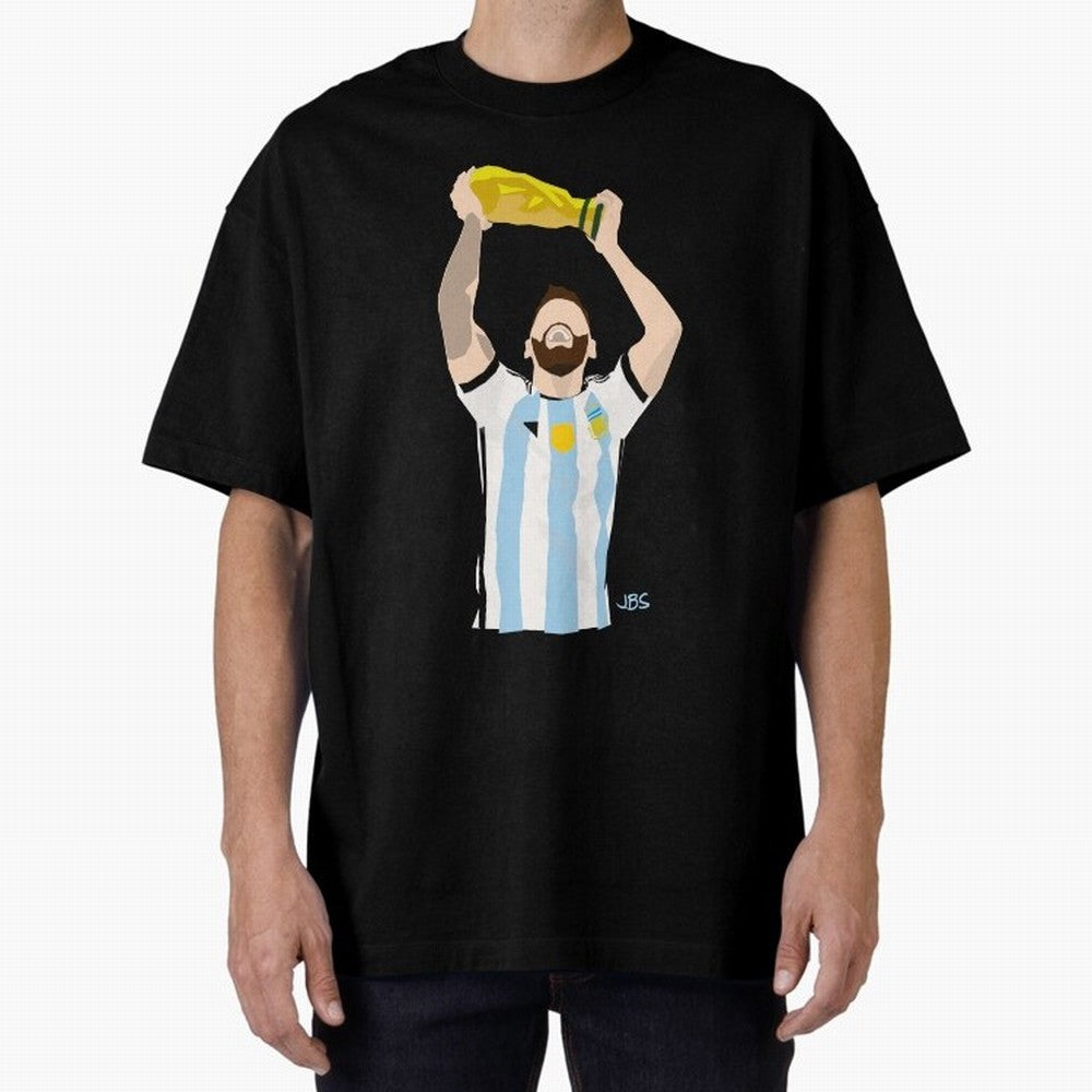 World Champion Messi Classic T-Shirt Celebrate Football Heritage in Global Football Passion for FIFA World Cup 2026 Group Stage, Celebrating Haaland and Mbappe, England, France and Netherlands, Vintage Soccer Flavor, Modern Football Stars, National