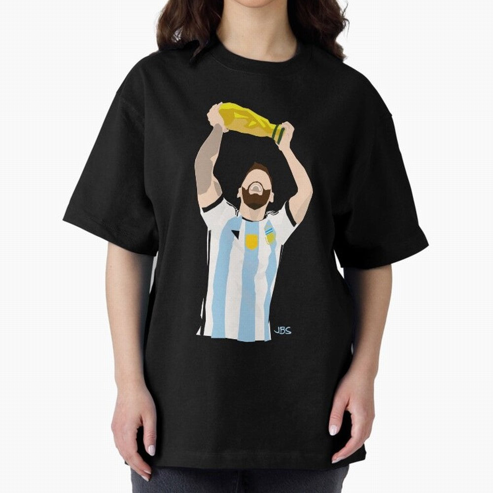 World Champion Messi Classic T-Shirt Celebrate Football Heritage in Global Football Passion for FIFA World Cup 2026 Group Stage, Celebrating Haaland and Mbappe, England, France and Netherlands, Vintage Soccer Flavor, Modern Football Stars, National