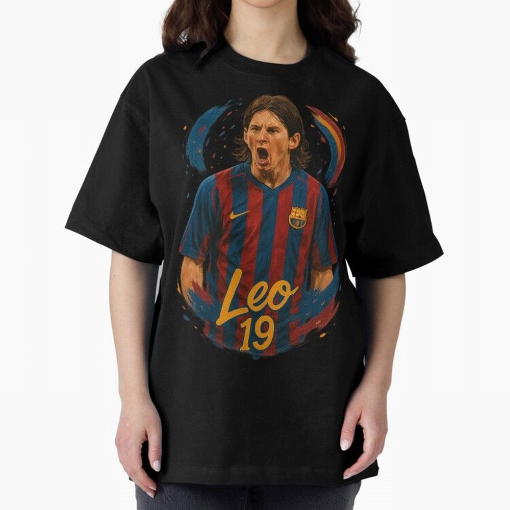 Young Messi Barcelona Art ¨C Rising Legend in Number 19 Tribute	 Classic T-Shirt Enjoy the Biggest Football Party of Match Day Hype around FIFA World Cup 2026 USA Canada Mexico, Neymar, Haaland and Cristiano Ronaldo, England, France and