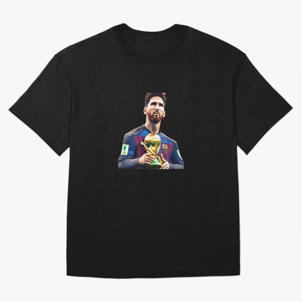 Messi World Cup with Barcelona Jersey Art Gift Classic T-Shirt Join Supporters Worldwide for FIFA World Cup 2026 Group Stage for Fans of Mbappe and Neymar and England, France and Netherlands, Bringing Champion Mindset, Group Stage Buzz, Knockout