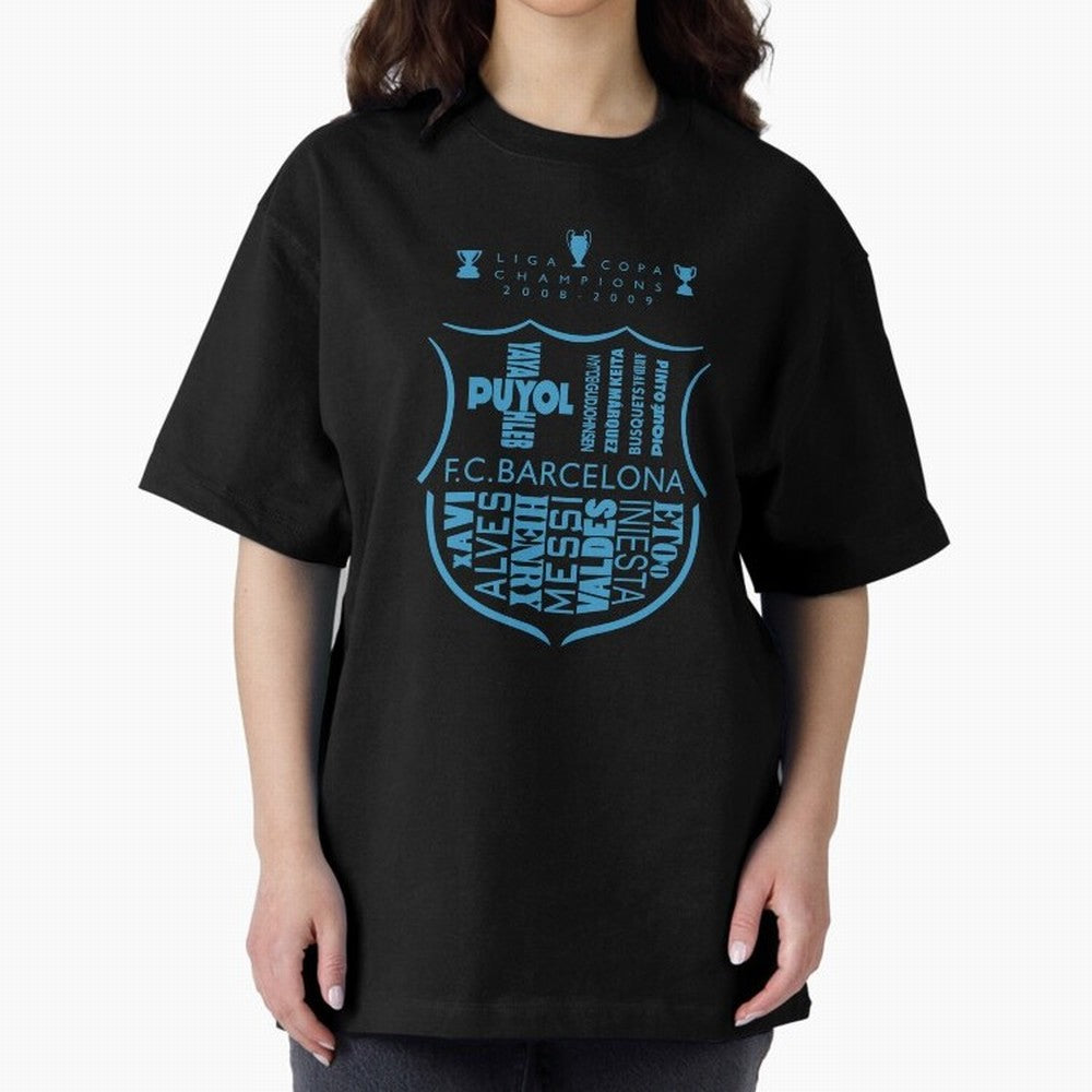 FC Barcelona three-time champion Oversized T-Shirt Celebrate Fan Favorites in FIFA World Cup 2026 USA Canada Mexico Built around Cristiano Ronaldo, Argentina, France and Brazil Energy, Worldwide Fan Energy, Dramatic Goals, Stadium Lights and