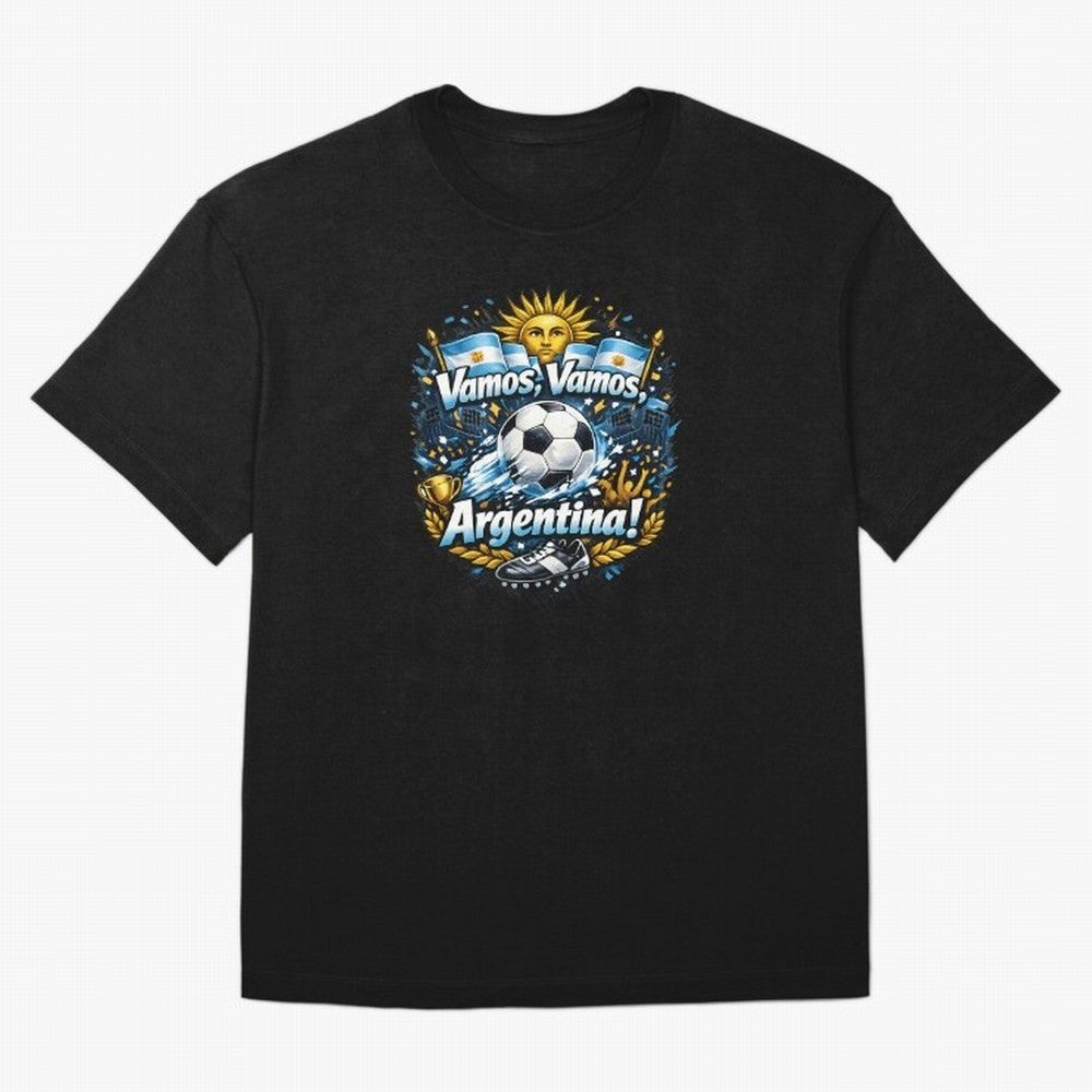Argentina football 2026 Oversized T-Shirt Feel the Trophy Chase of Match Day Hype around FIFA World Cup 2026 USA Canada Mexico, Messi, Neymar and Mbappe, Argentina, France and Brazil, Football Passion, Legendary Performances, Festival Vibes and