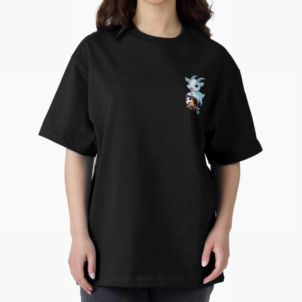 The Goat Flea Oversized T-Shirt Experience the FIFA World Cup 2026 Group Stage Journey through Messi and Cristiano Ronaldo Highlights, Argentina and Brazil Pride, Soccer Culture, Superstar Moments, National Team Dreams and Competitive Fire; Ideal