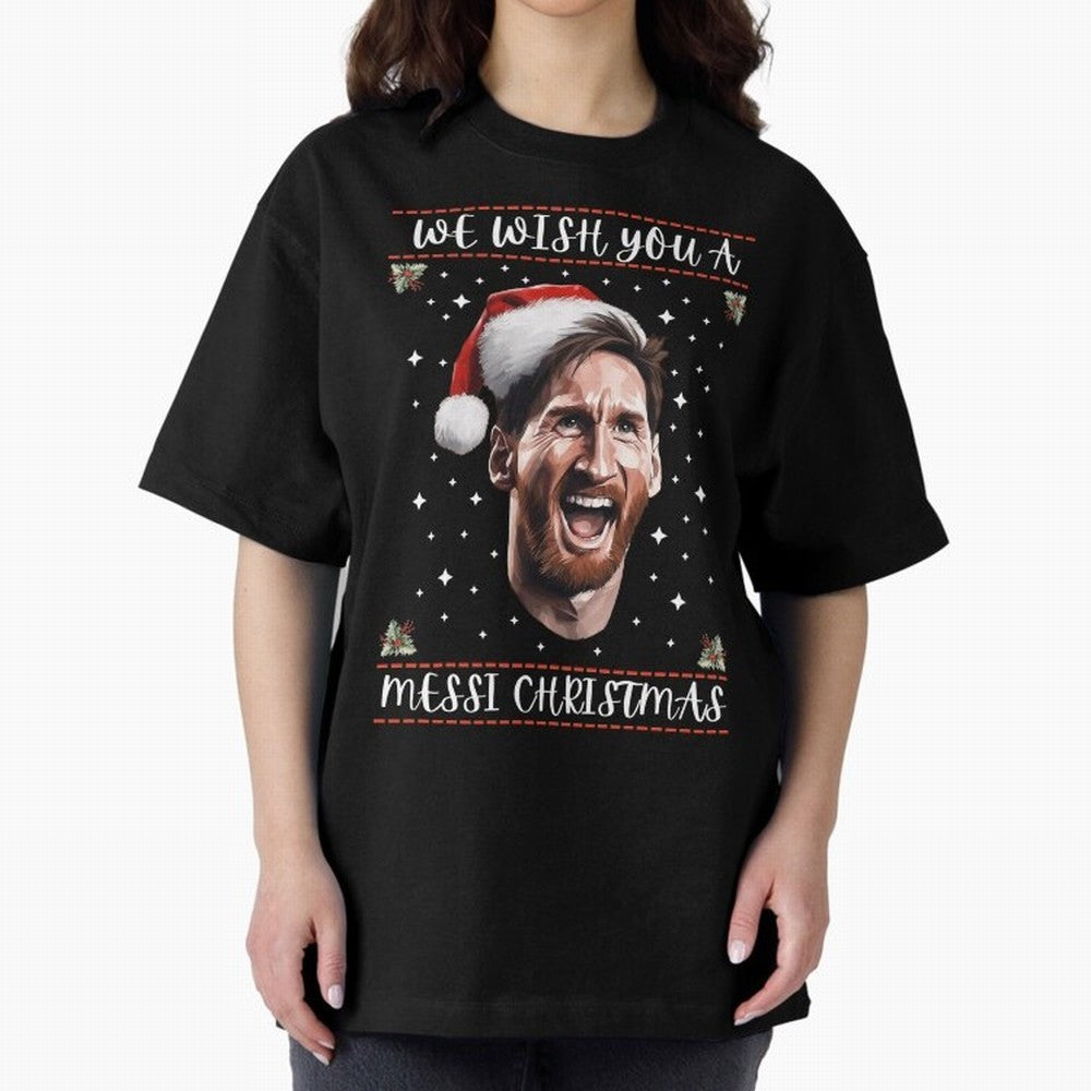 Messi Christmas Funny Football Holiday Classic T-Shirt Show Passion for the Stars of Global Football Passion for FIFA World Cup 2026, Celebrating Cristiano Ronaldo, Argentina, France and Brazil, Tournament Hype, Historic Matchups, Family Viewing
