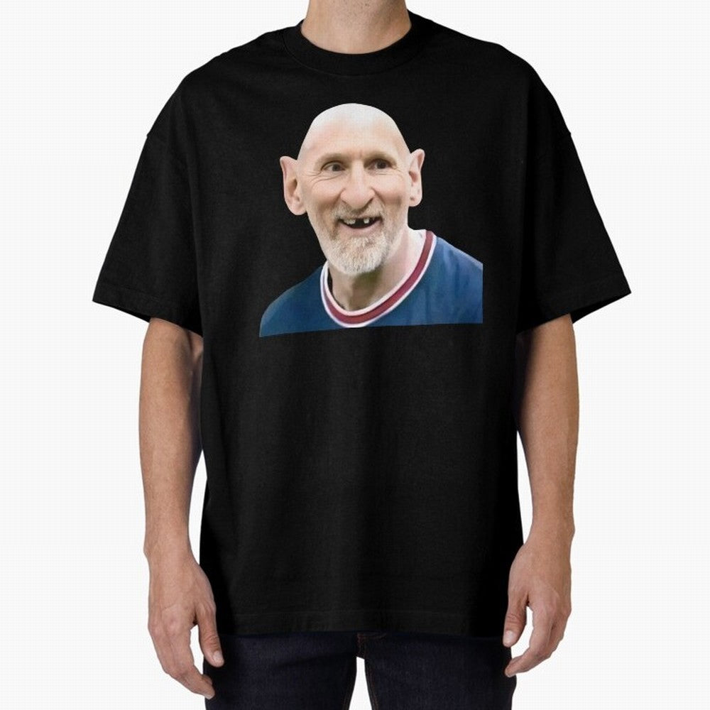 Old and Bald Messi Football Meme Oversized T-Shirt Relive Legendary Nights from FIFA World Cup 2026 USA Canada Mexico for Fans of Neymar and Argentina, France and Brazil, Bringing Sports Nostalgia, International Competition, Famous Players and