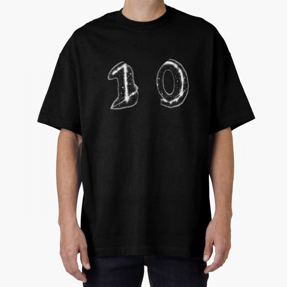 The Astral Ten ¨C Football Legend Design Oversized T-Shirt Get Ready for Match Day Hype around FIFA World Cup 2026, Mbappe and Neymar, England, Football Passion, Legendary Performances, Festival Vibes and Supporter Community; Created for Match Day