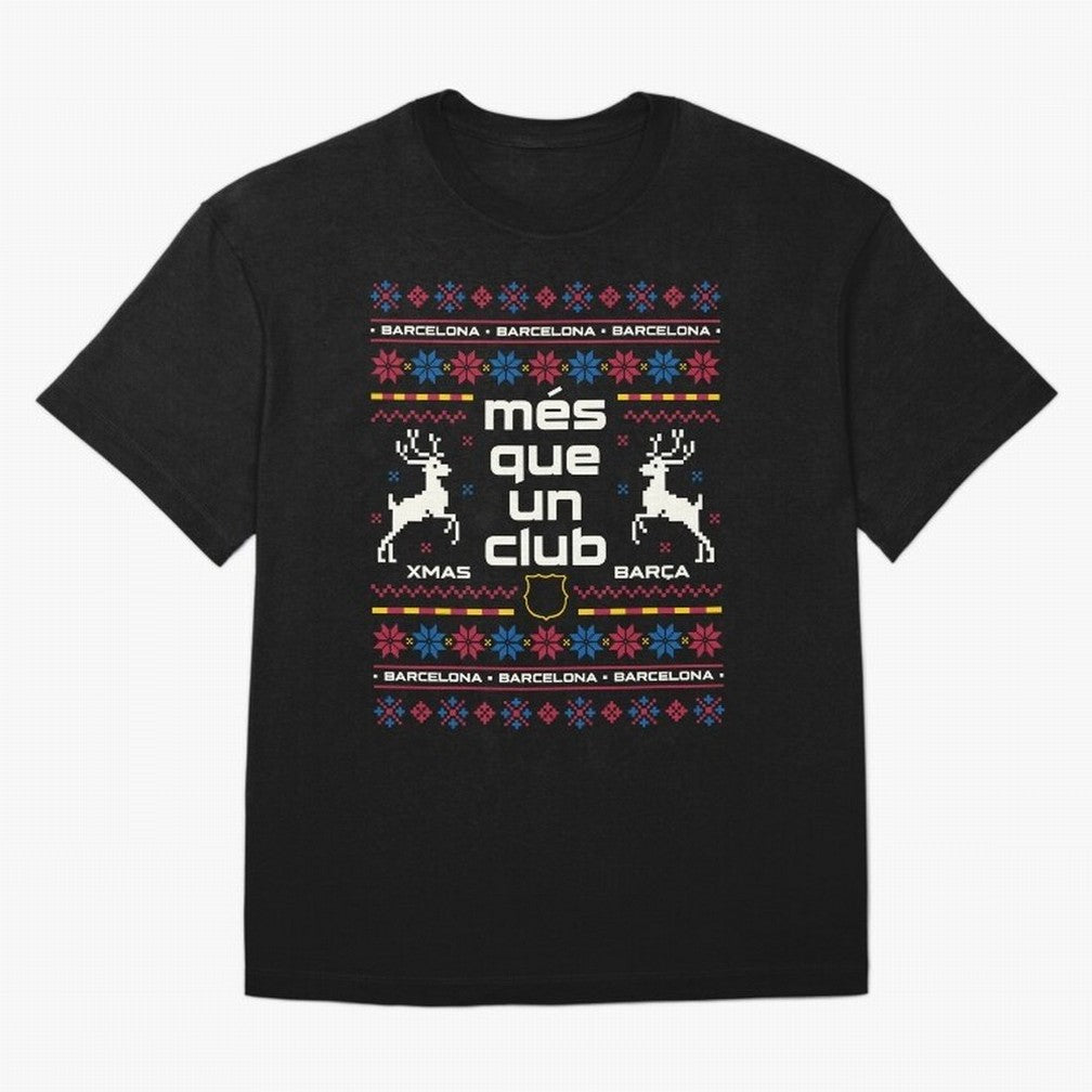 FC Barcelona Christmas Classic T-Shirt Step into Global Football Passion for FIFA World Cup 2026 USA Canada Mexico, Featuring Neymar, Germany, Football Festival Excitement, Trophy Ambitions, Country Rivalries and Star Player Buzz; Perfect for