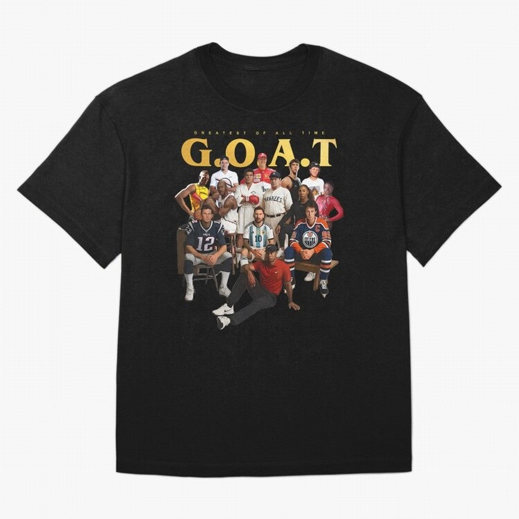 GOAT of all Sports Essential T-Shirt Live the Energy of Match Day Hype around FIFA World Cup 2026 Group Stage, Messi, Neymar and Mbappe, England and Germany, Champion Mindset, Group Stage Buzz, Knockout Tension and Passionate Fan Culture; Great for