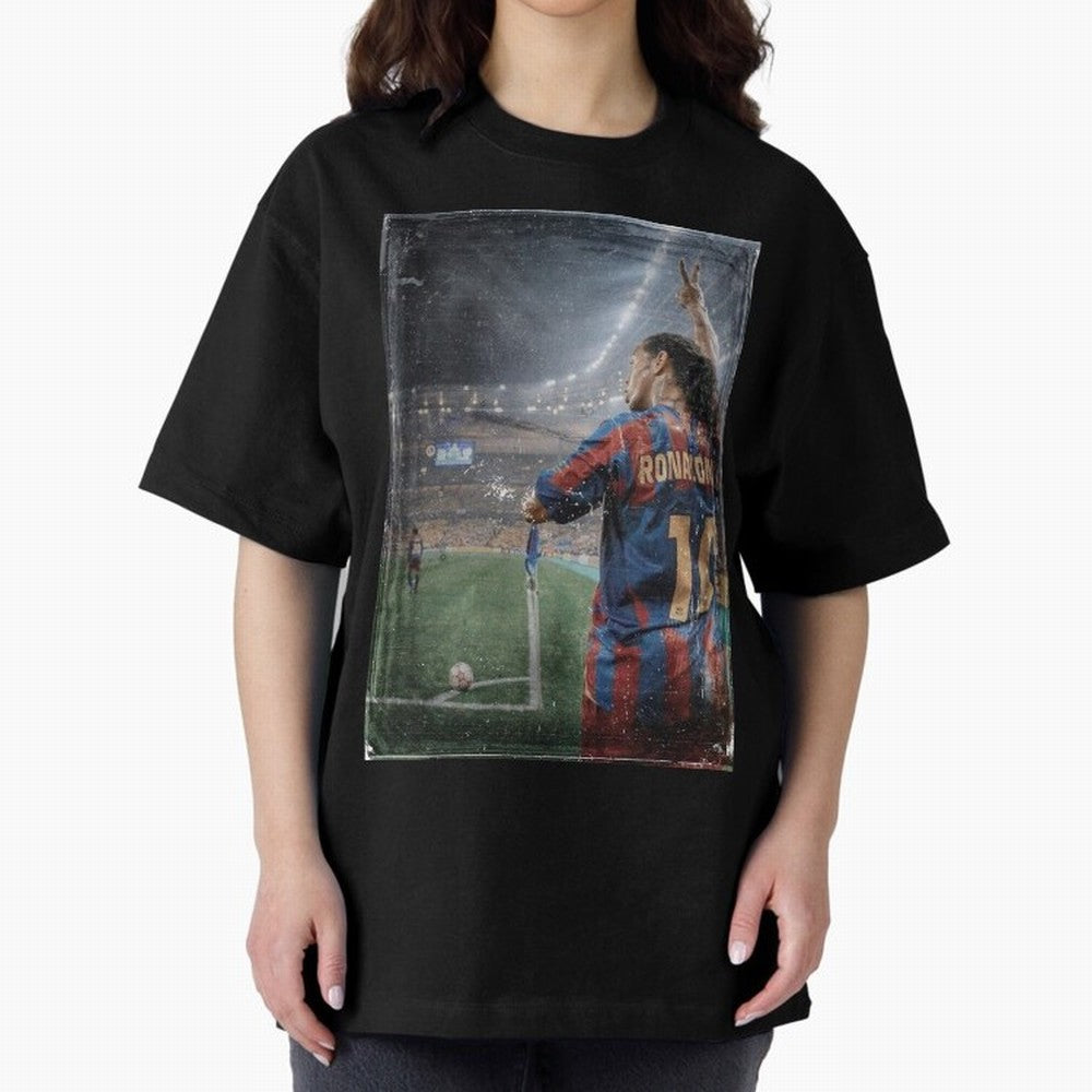 Ronaldinho Vintage Classic T-Shirt Represent the Passion of FIFA World Cup 2026 USA Canada Mexico Spirit, with Argentina, France and Brazil, Messi, Neymar and Mbappe, Supporter Pride, Iconic Celebrations, Legendary Names and Global Match Day