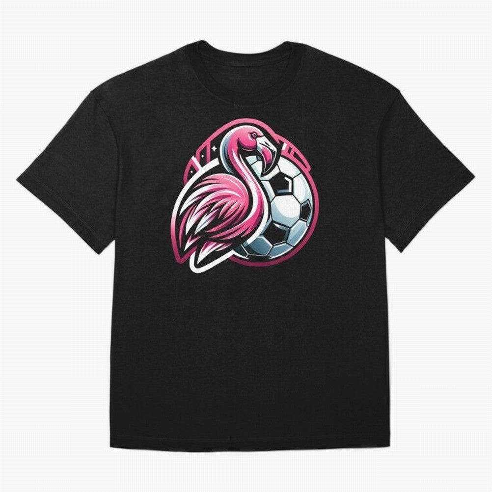 Flamingo & Soccer Fusion Classic T-Shirt Represent Fans Who Live for FIFA World Cup 2026 USA Canada Mexico Inspired by Neymar, Haaland and Cristiano Ronaldo, Germany Energy, Soccer Culture, Superstar Moments, National Team Dreams and Competitive