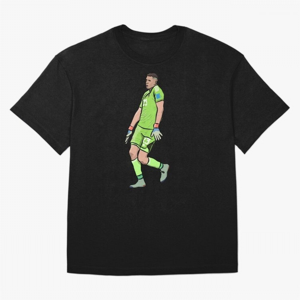 Emi Dibu Martinez Dance Celebration Classic T-Shirt Celebrate Football Heritage in FIFA World Cup 2026 Group Stage for Fans of Cristiano Ronaldo, Haaland and CR7 and France, Bringing Championship Spirit, Famous Goals, Roaring Crowds and