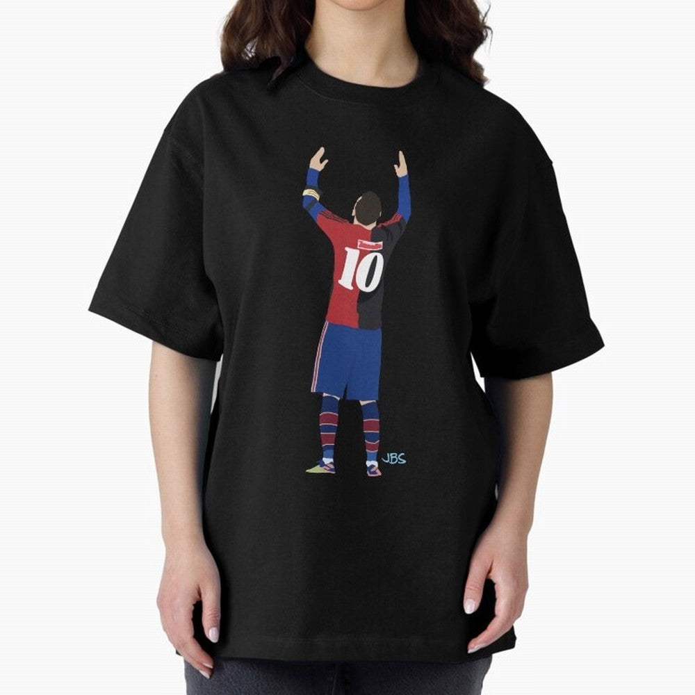 Lio tribute to Diego 10 Oversized T-Shirt Turn Football Passion into FIFA World Cup 2026 Highlighting Cristiano Ronaldo, France Energy, Game Day Rituals, Football Legends, Country Pride and the Road to the Final; Perfect for Fans, Collectors,