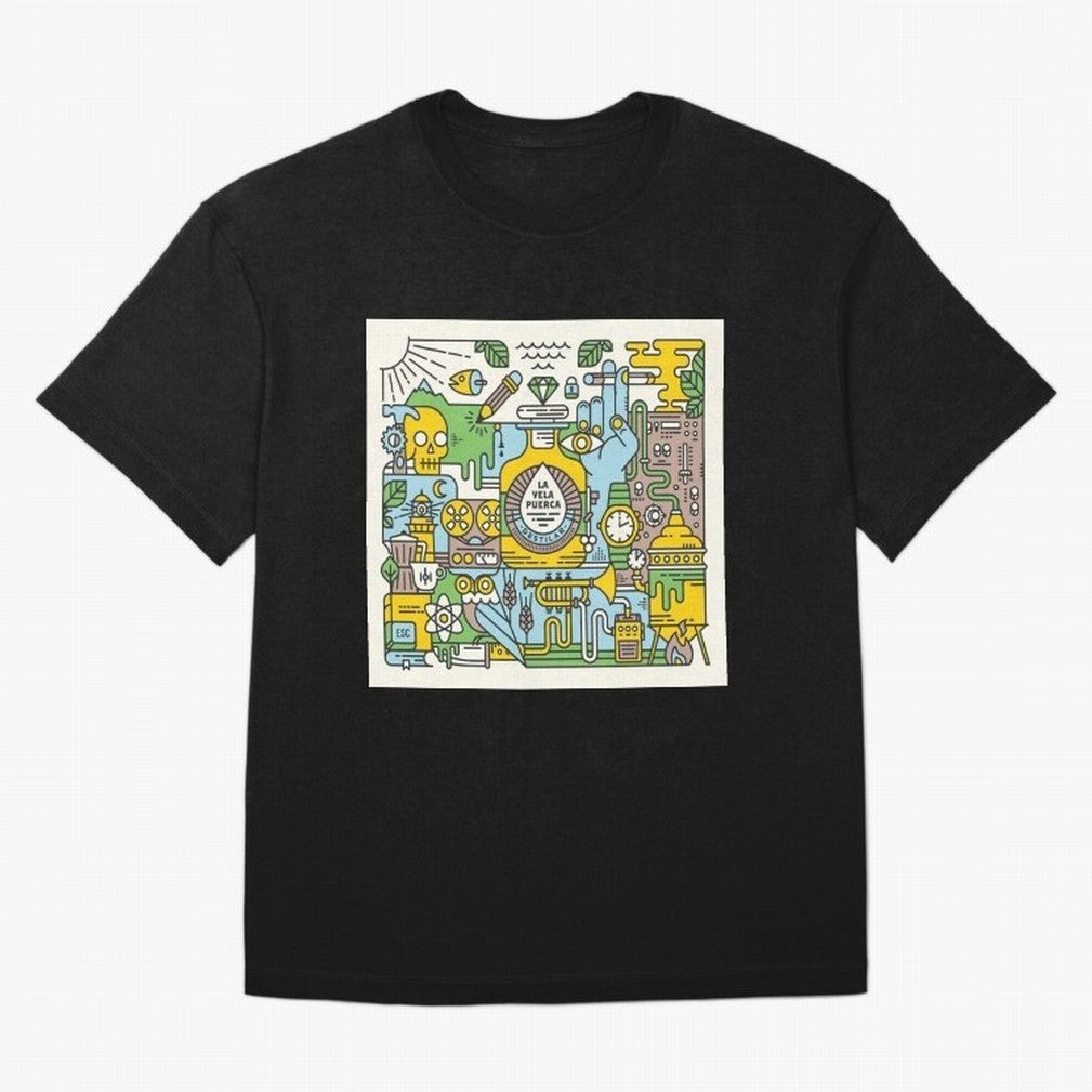 LA VELA PUERCA ROCK Oversized T-Shirt Celebrate Supporters United by FIFA World Cup 2026 Spirit, Featuring Spain, Haaland, Sports Nostalgia, International Competition, Famous Players and Unforgettable Victories; Perfect for People Who Love