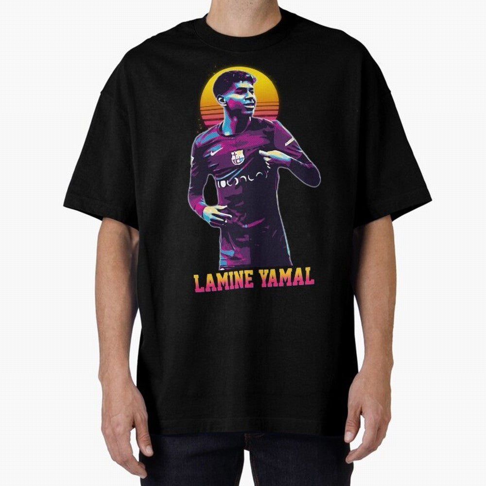 LAMINE YAMAL Oversized T-Shirt Share the FIFA World Cup 2026 Journey through Messi, Neymar and Mbappe Highlights, France Pride, Champion Mindset, Group Stage Buzz, Knockout Tension and Passionate Fan Culture; Made for Collectors Who Enjoy Iconic