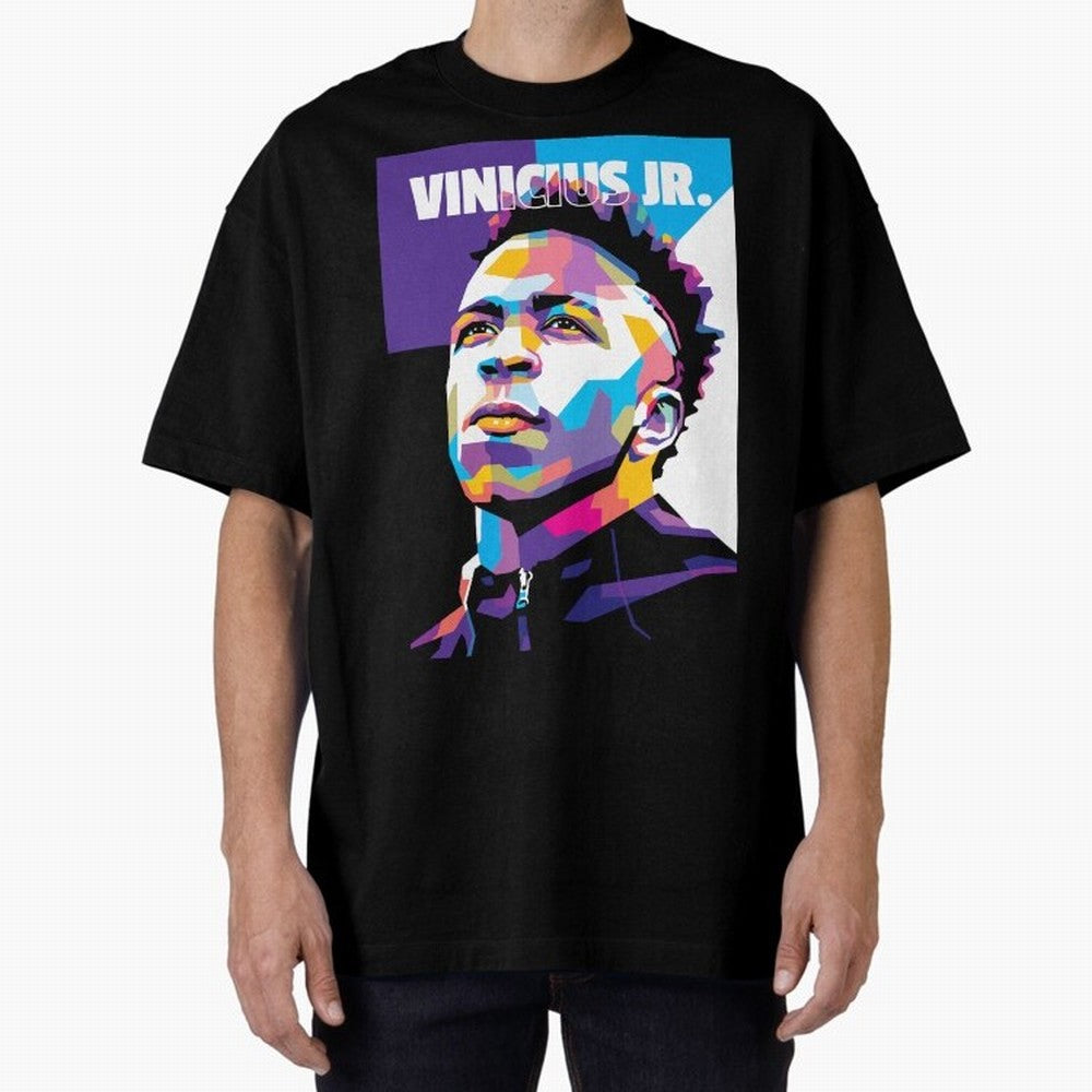 Vinicius Jr. in WPAP Style Essential T-Shirt Honor the Beautiful Game during the FIFA World Cup 2026 Group Stage Journey through CR7 Highlights, France Pride, Vintage Soccer Flavor, Modern Football Stars, National Flags and Final Night Emotion;