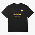BOCA JUNIORS I LOVE YOU Fitted V-Neck T-Shirt Represent the FIFA World Cup 2026 Group Stage Journey through Haaland Highlights, Argentina Pride, Vintage Soccer Flavor, Modern Football Stars, National Flags and Final Night Emotion; Created for Match